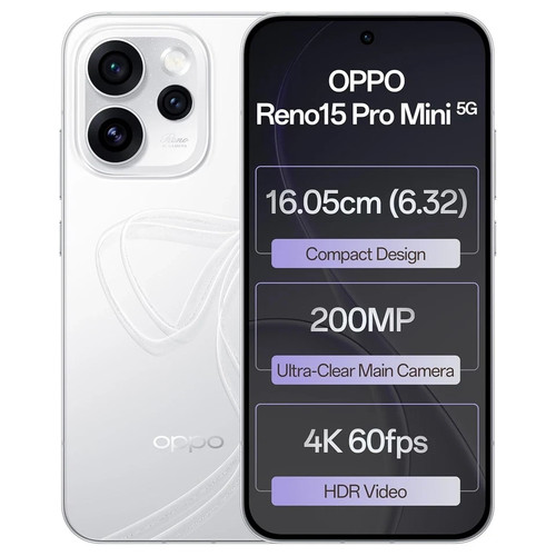 Oppo reno15pro mini white - 5g,
